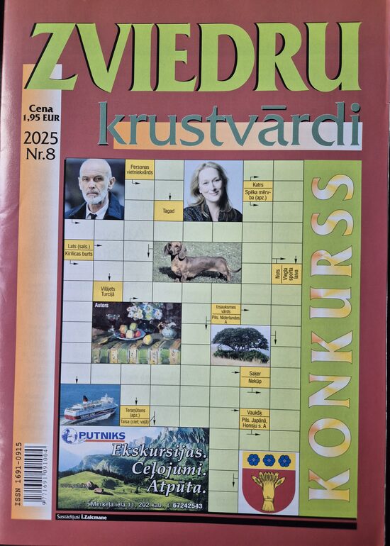 Zviedru Krustvārdi nr8 Augusts 2025