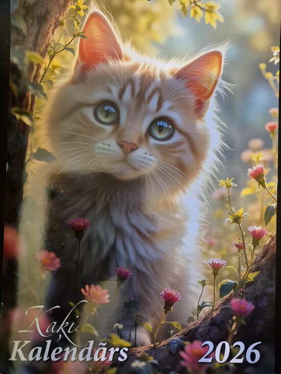 Коты. Латвийский календарь 2026