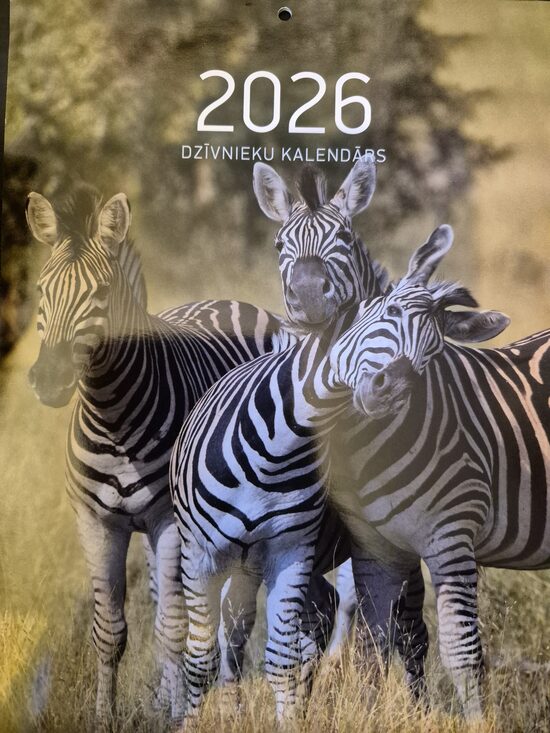 Животные. Латвийский календарь 2026