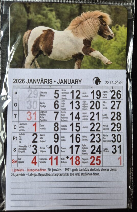 Календарь-магнит 2026. Символ года. Вид 14