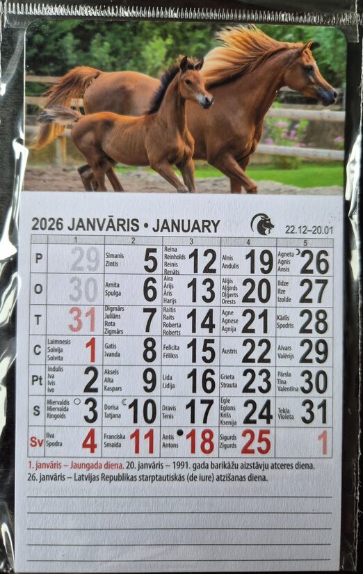 Календарь-магнит 2026. Символ года. Вид 13