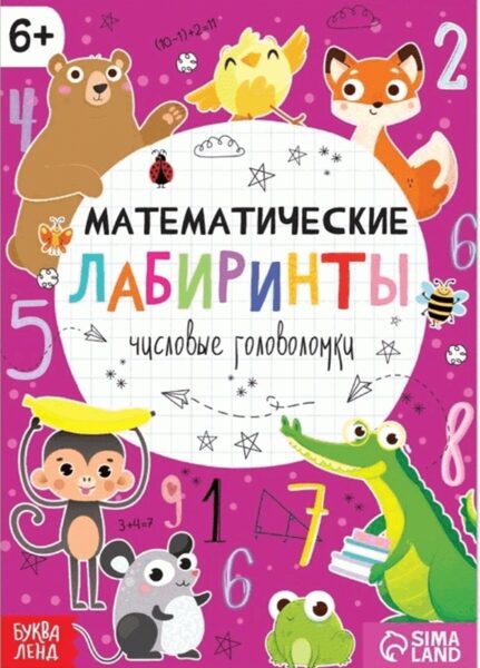 Математические лабиринты 6+. Числовые головоломки