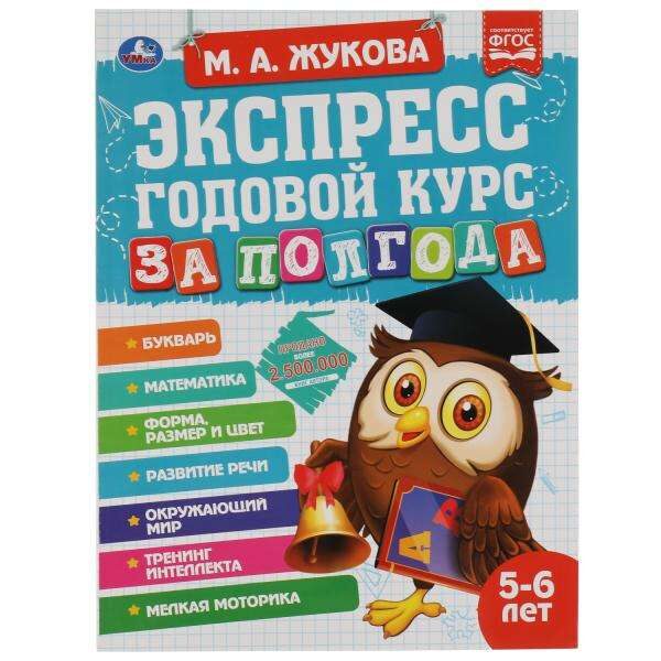 Экспресс годовой курс за полгода. 5-6 лет. Жукова М